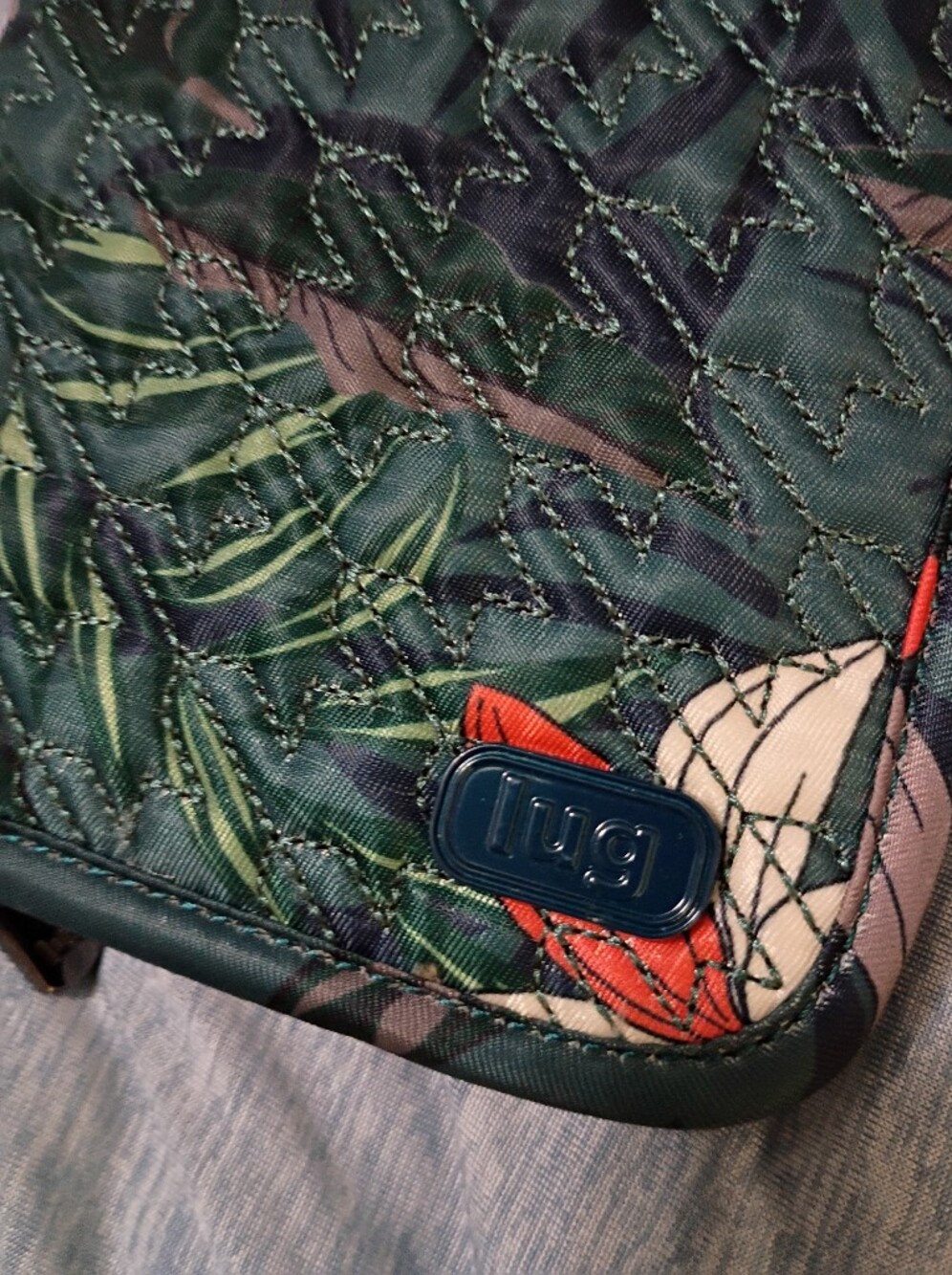 Lug Lily Teal Tandem Zip Wallet - Picture 5 of 5